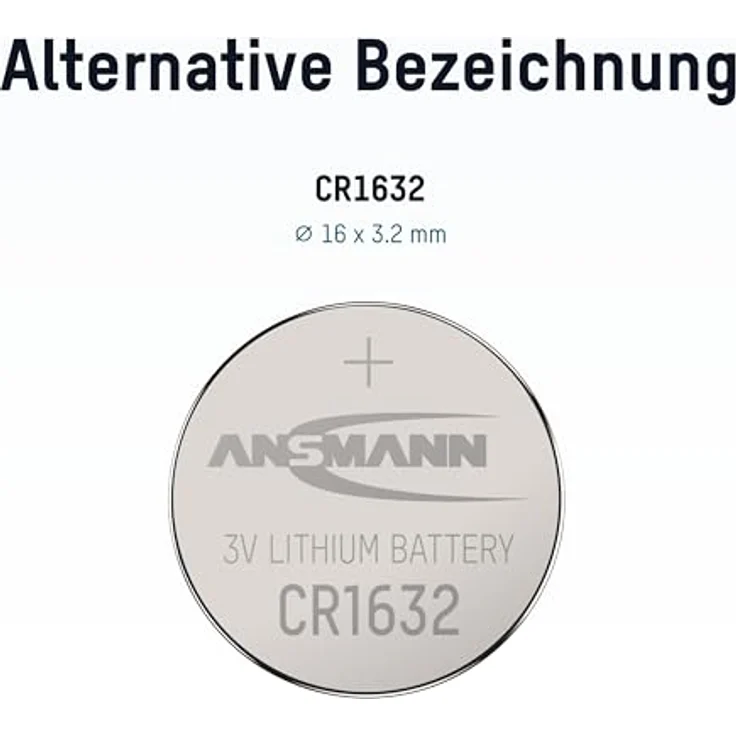 ANSMANN 1516-0004 Knofpzelle Batterie Lithium CR 1632 - 3V – Bild 3