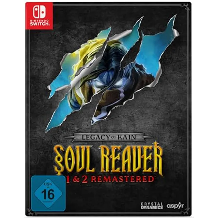 Aspyr Legacy of Kain: Soul Reaver 1 & 2 Remastered (Deluxe Edition), Nintendo Switch mit Steelbook, Artbook und Soundtrack