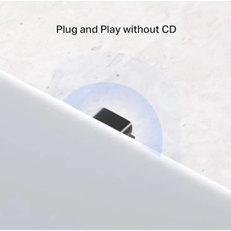 Mercusys AC650 Nano Wireless Dual Band USB Adapter, kompakt, bis zu 650 Mbit/s, Plug-and-Play, schwarz – Bild 5