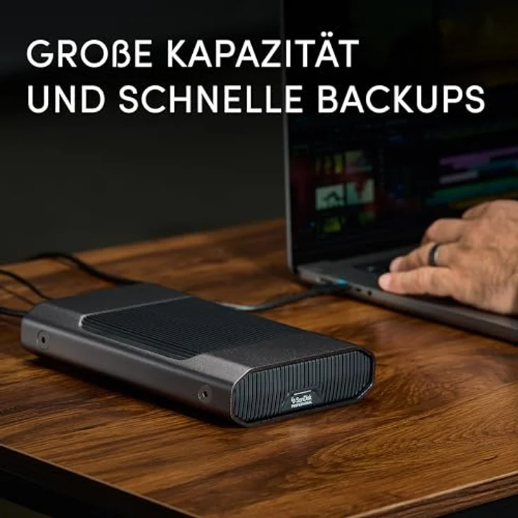 SanDisk Professional G-DRIVE EMEA (24 TB), Externe Festplatte, Grau – Bild 2