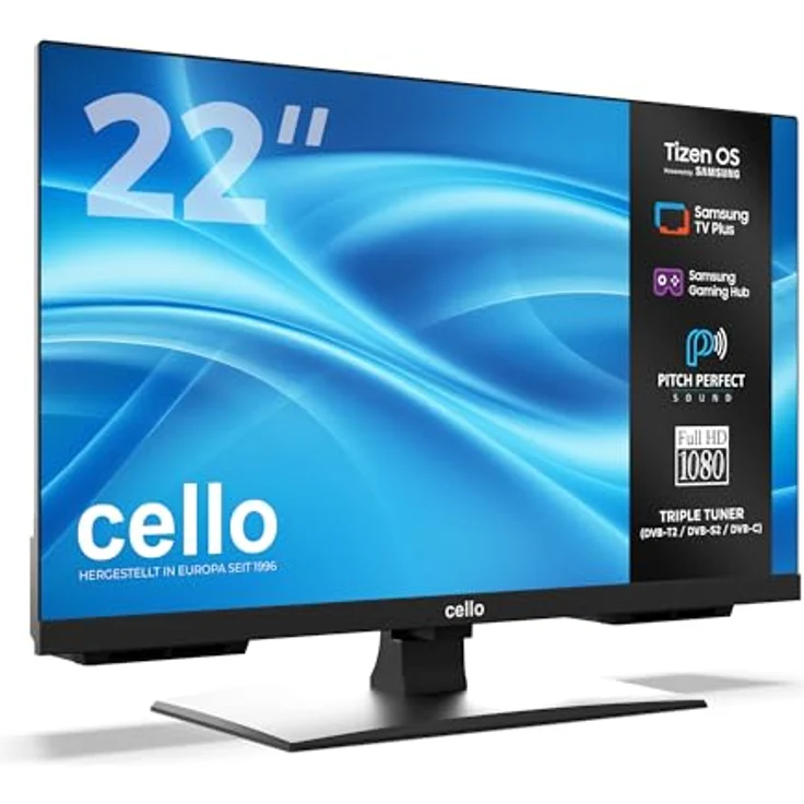 CELLO Cello 22 Tizen OS, Full HD LED Smart TV mit Triple Tuner, Pitch Perfect Sound, Bluetooth, WLAN und Tizen App Store – Bild 2