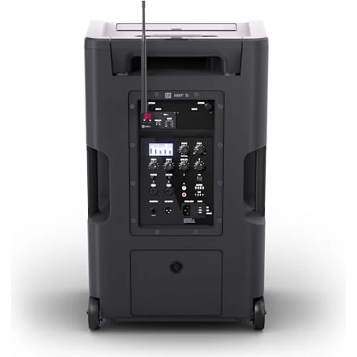 LD SYSTEMS ANNY 12 HHD, 12" Mobiler Bluetooth PA-Lautsprecher mit Akku, 6-Kanal-Mixer und 1 Funkmikrofon, schwarz – Bild 3