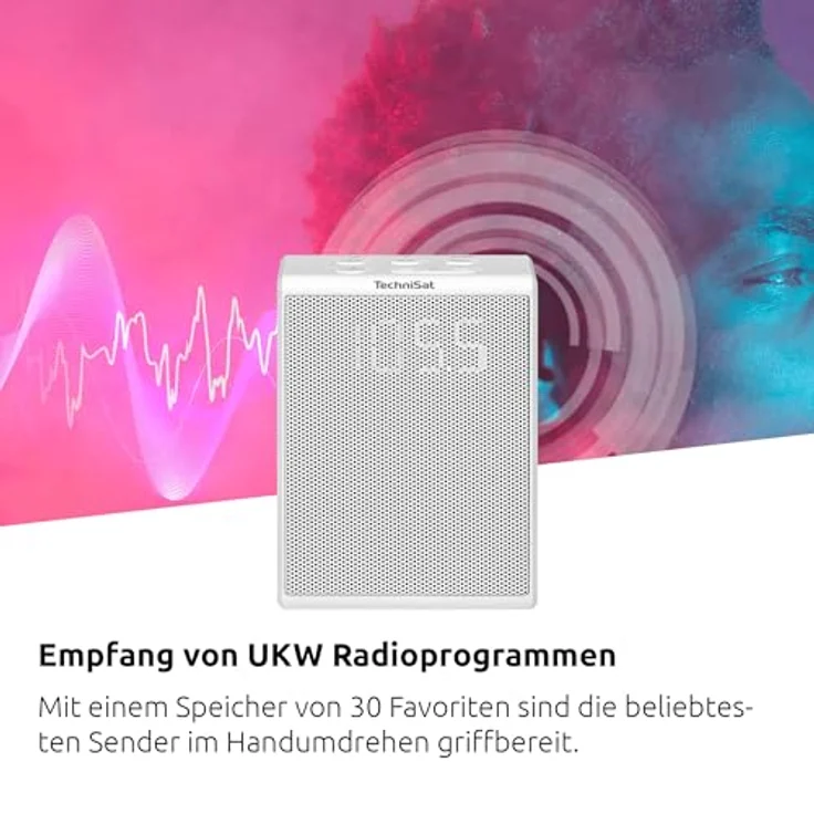TechniSat VIOLA Steckdosen-Radio | 1,5W Mono Lautsprecher mit UKW & Bluetooth – Bild 4