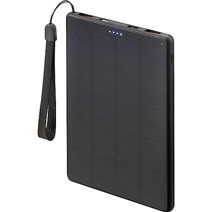 VOLTCRAFT SL-100VC Solar Powerbank 10000 mAh Power Delivery LiPo Schwarz