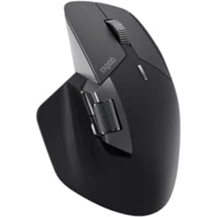 Rapoo MT760L (Kabellos) Maus, Schwarz, Multi-Mode Verbindung, Einstellbarer 4000 DPI Sensor – Bild 5