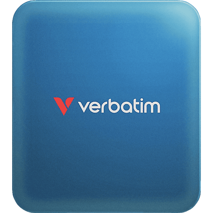 VERBATIM SnapBack 1 TB Externe SSD, Hochgeschwindigkeits-USB 3.2 Gen 2x2, MagSafe-kompatibel, Blue Metallic – Bild 1