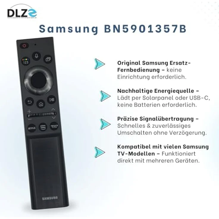 Samsung BN59-01357B, Original-Fernbedienung für Samsung Smart TVs, kompatibel mit zahlreichen Modellen, sofort einsetzbar – Bild 2