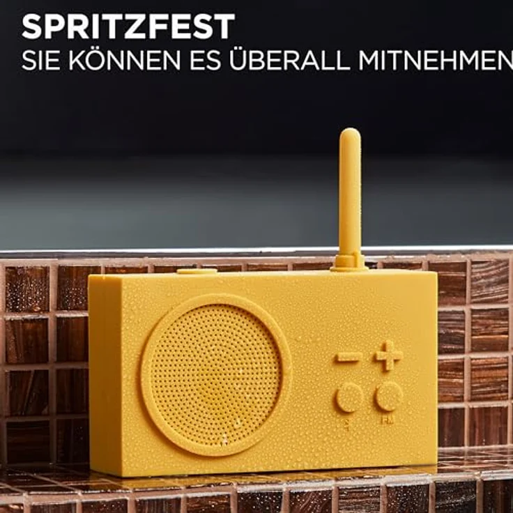 Lexon TYKHO 3 FM-Radio + Bluetooth-Lautsprecher, Dunkelblau – Bild 5