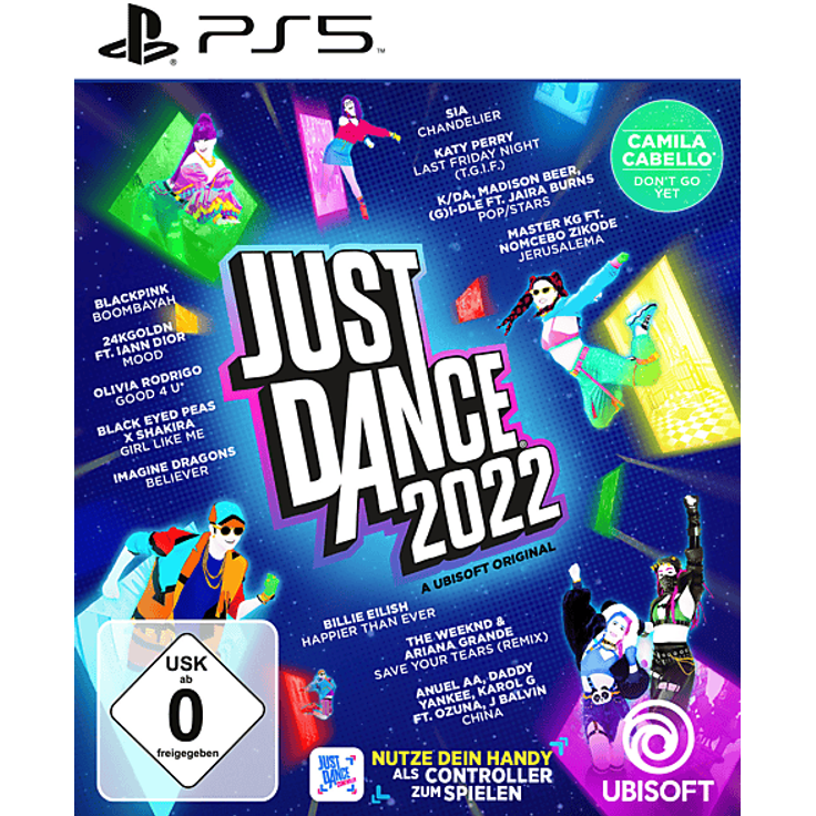 UBISOFT Just Dance 2022, PS5-Spiel mit 40 neuen Tracks und Sweat-Modus