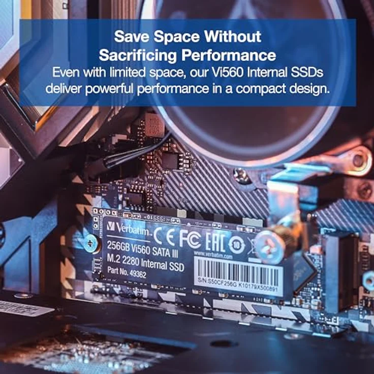 Verbatim Vi560 S3 - Solid-State-Disk - 1 TB - intern - M.2 2280 - SATA 6Gb/s – Bild 4