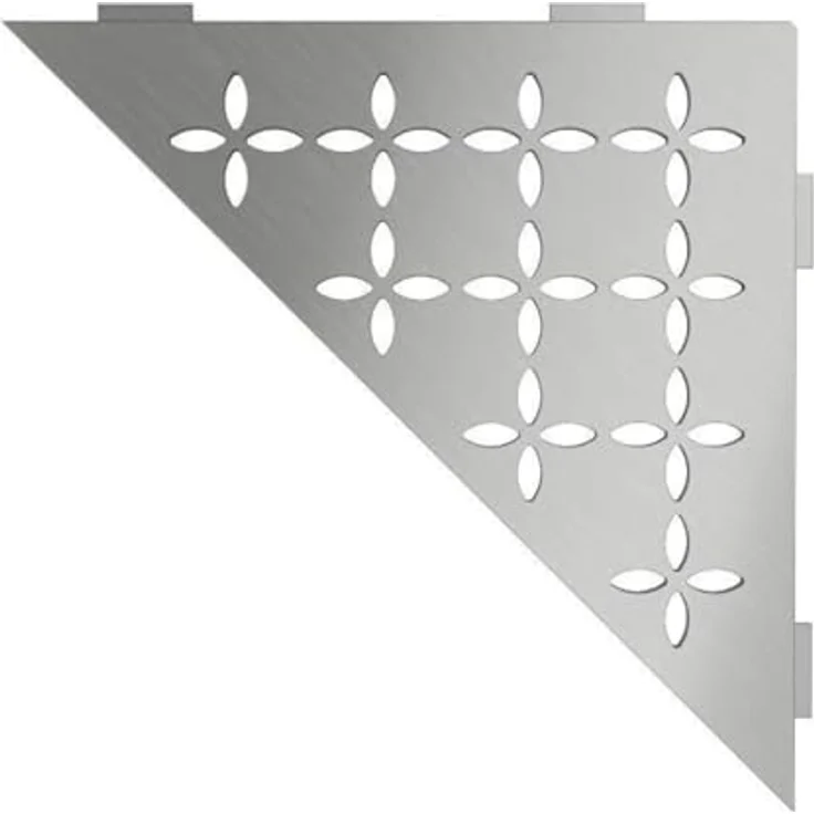 Schlüter SHELF-E-S1 Floral 210x210mm Edelstahl gebürstet – Bild 2
