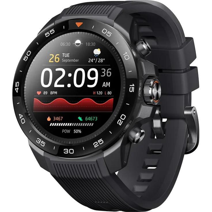 Mibro GS Explorer S, Multisport-Smartwatch mit 10ATM Wasserschutz, Dual-Frequenz-GPS, Tauch- & Outdoor-Tracking, 20 Tage Akku