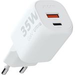 Xtorm 35W GaN2 Ultra Ladegerät, GaN-Technologie, USB-C und USB-A, Power Delivery, GRS recyceltes Plastik - Weiß