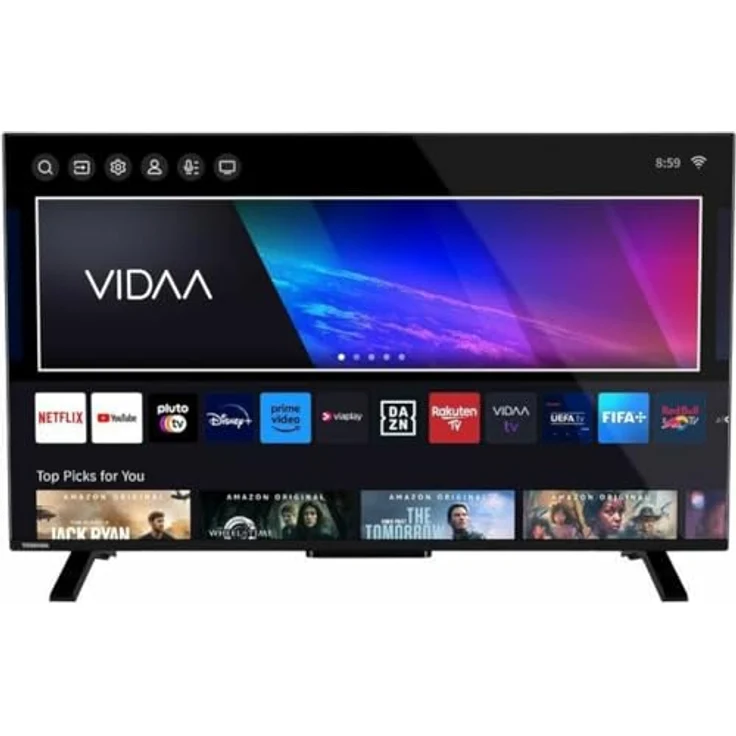 Toshiba 43UA2363DG, 43" Smart TV mit HDR10, Dolby Atmos und Chromecast, Schwarz – Bild 1