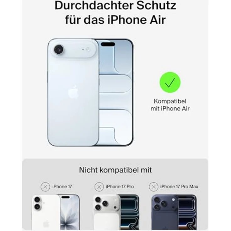 Belkin Grip Magn. Schutzhülle iPhone Air, pink, mit Stoßschutz und integrierter Kamerasteuerung – Bild 2