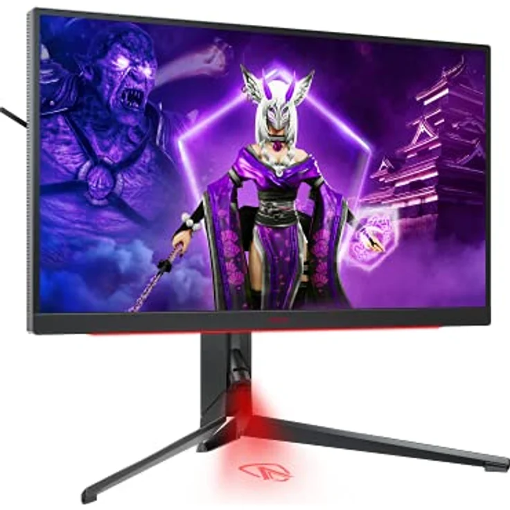 AOC Agon Pro AG274QXM - 27 Zoll QHD Gaming Monitor, 170 Hz, 1 ms, FreeSync Premium Pro, HDR1000, schwarz/rot – Bild 5