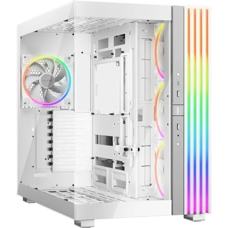 be quiet! Light Base 900 FX White PC-Gehäuse, Panorama-Blick, Dual Chamber Design, 4 Light Wings PWM White Lüfter, ARGB LED-Streifen – Bild 1
