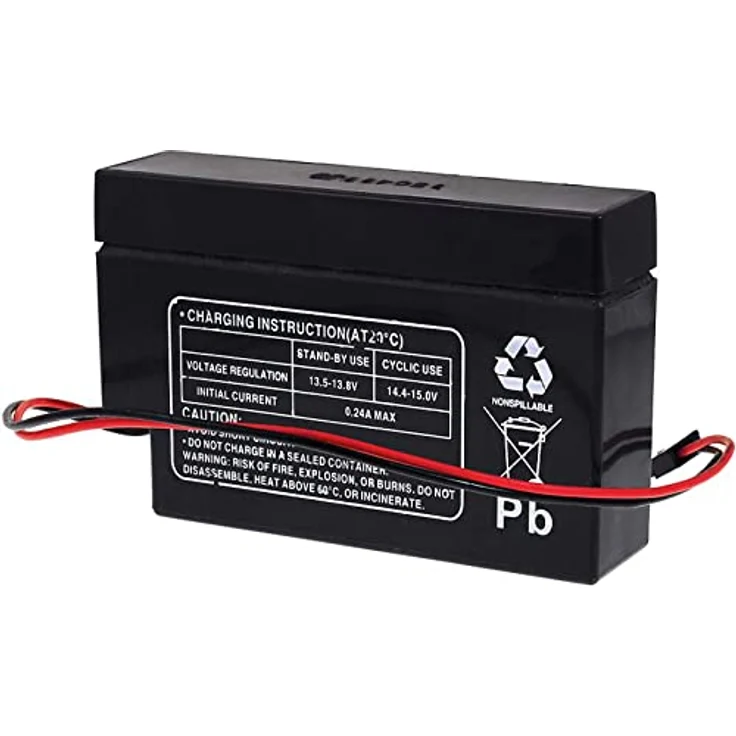 Powery Bleiakku (multipower) für Solar Rolladen, 12V 800mAh – Bild 2