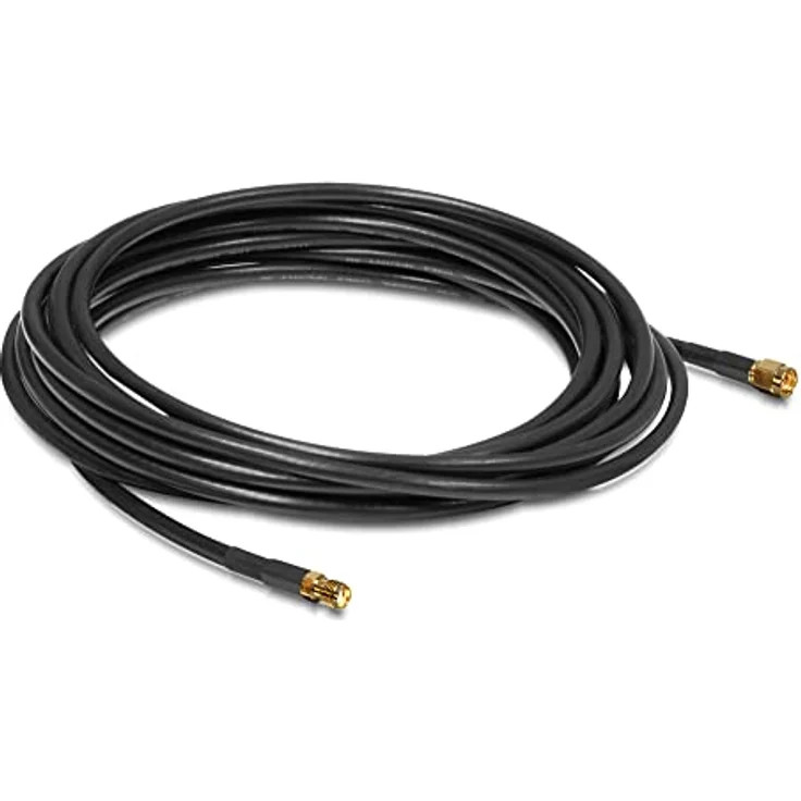 Delock HF SMA Stecker > SMA Buchse 5 m CFD200 low loss – Bild 2
