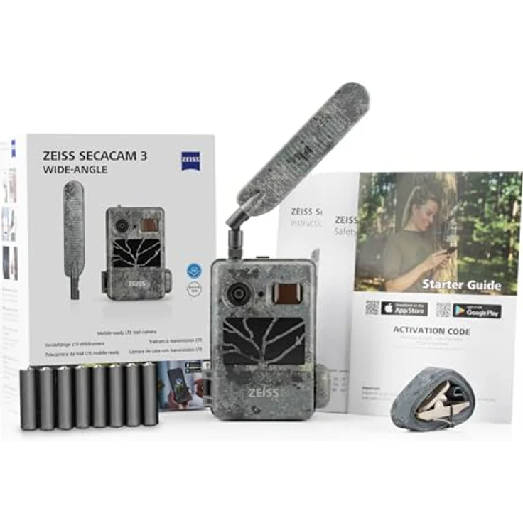 Zeiss Secacam 3 Wide-Angle, Wildkamera mit 100° Sichtfeld, 32GB Speicher, Full-HD-Video und klappbarem 1,9 Zoll Display – Bild 6