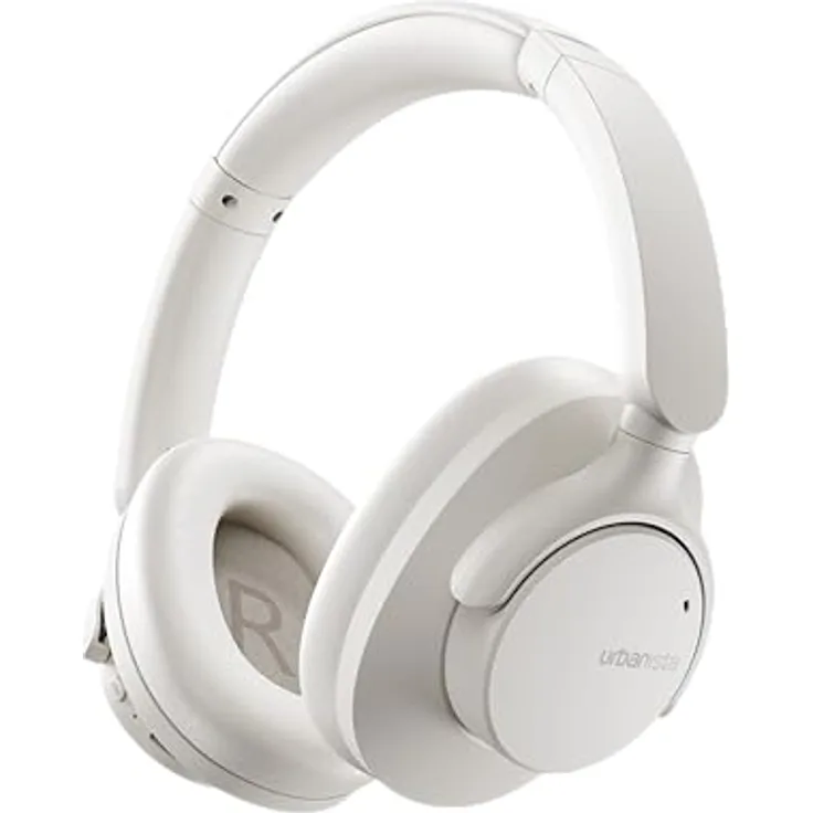 Urbanista Valencia, Kabellose On-Ear-Kopfhörer mit ANC und 40h Akkulaufzeit, Weiss