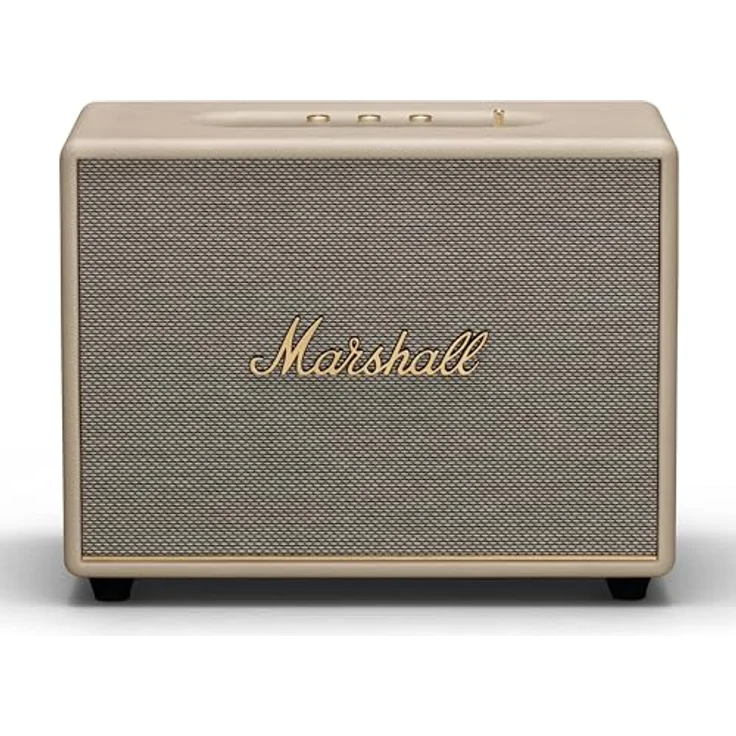 Marshall Woburn III Bluetooth Lautsprecher, Kabellos - Cream mit überarbeiteter breiter Stereo-Klangbühne – Bild 1