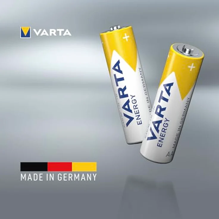 VARTA AA Batterien Energy, 12 Stück, Alkaline 1,5V, langlebig und auslaufsicher, für Geräte mit geringem Energiebedarf, Verpackung zu 90% recycelt, Made in Germany – Bild 3
