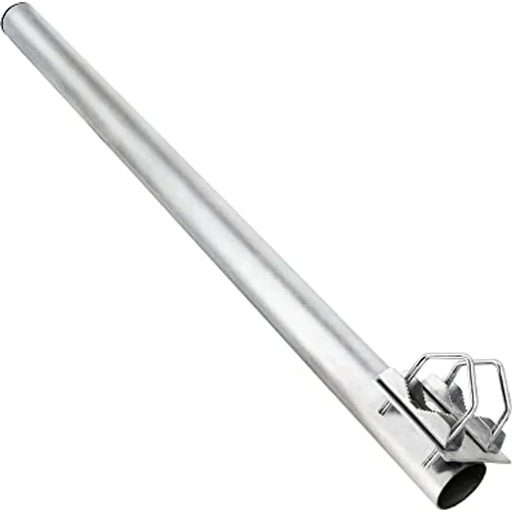 Premium X Balkon-Halter 80cm Ø 48mm Stahl Mast Geländer-Halterung Satelliten-Schüssel SAT-Antenne Ausleger Mastaufsatz Mast-Verlängerung