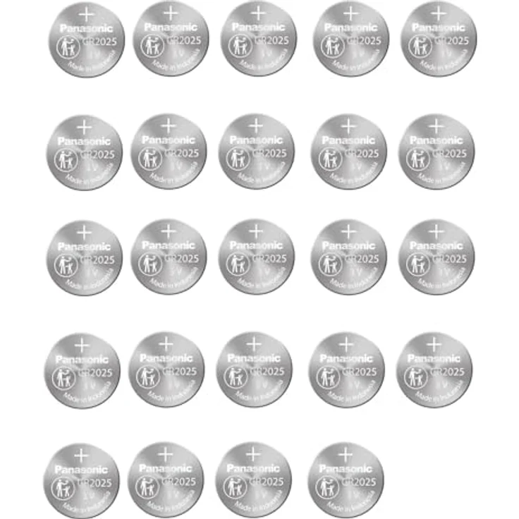 Panasonic CR2025 Lithium Knopfzelle, 3V, 12 Packungen (24 Stück) – Bild 2