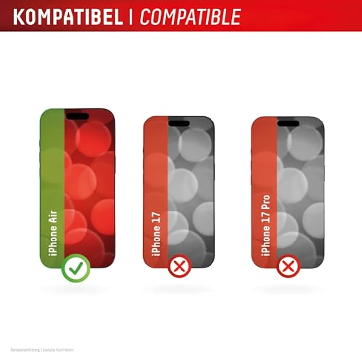 Displex Smart Glass (9H) für iPhone Air, unzerbrechliche, ultra-dünne Displayschutzfolie mit Anti-Fingerprint Coating, blasenfreie Montage – Bild 3