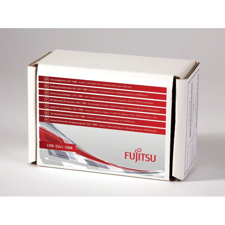 Fujitsu Consumable Kit: 3541-100K - Scanner - Verbrauchsmaterialienkit 100.000 Seiten Kapazität - Fujitsu – Bild 1