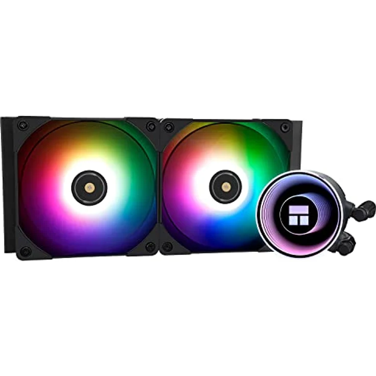 Thermalright Frozen Notte 240 BLACK ARGB Wasserkühlung CPU Kühler, 240 CPU Kühler Spezifikationen, Doppel PWM Lüfter, S-FDB V2 Lager, passend für AMD/AM4 AM5, Intel LGA 1700/1150/1151/1200/2011 – Bild 1