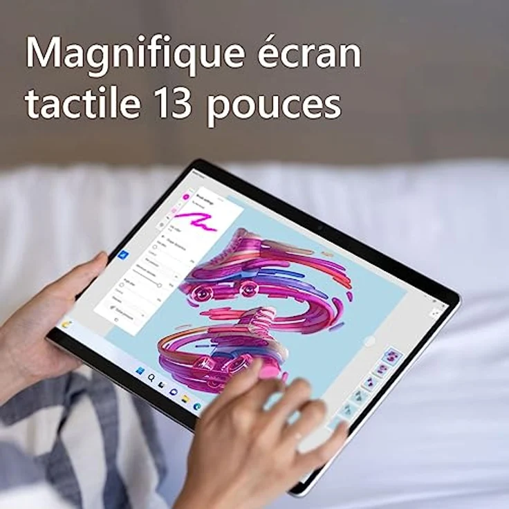 Microsoft Surface Pro 9, i5, 8GB RAM, 256GB SSD, Win 11 Home, 13 Zoll 2-in-1 Tablet/Laptop, Platin, powered by Intel Evo Plattform – Bild 4
