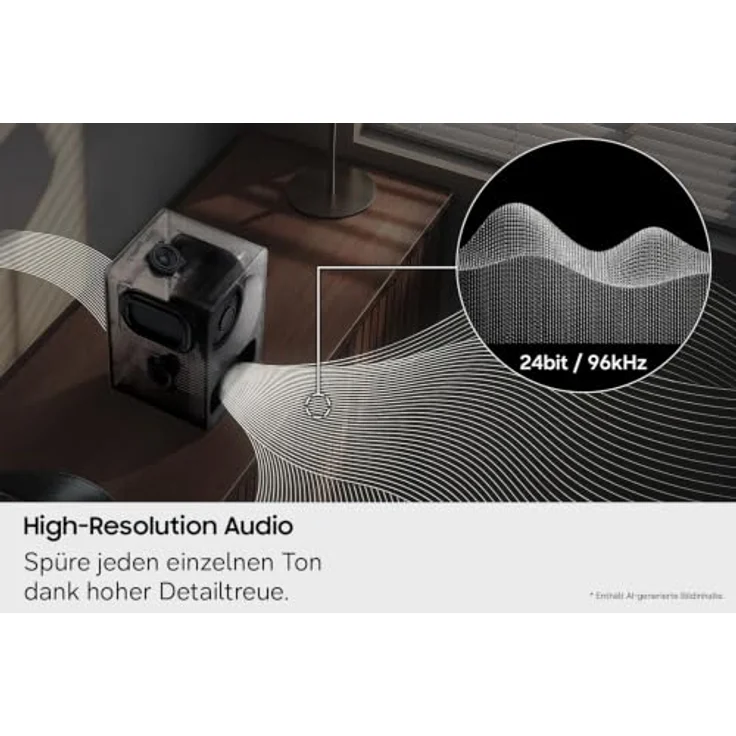 Samsung Music Studio 7 LS70H, WiFi-Bluetooth Lautsprecher mit 3.1.1-Kanal-Sound, Schwarz – Bild 5