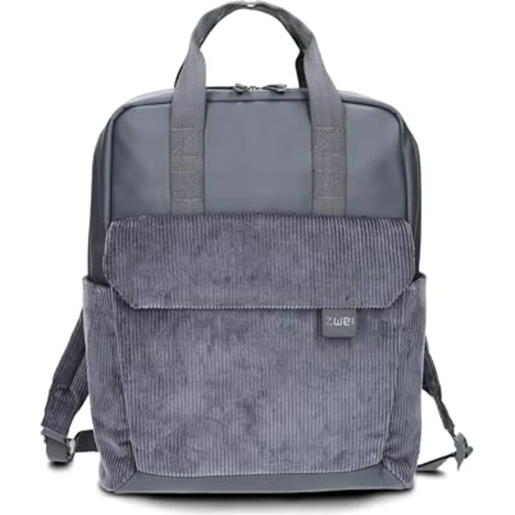 Zwei LOU LUR160 Unisex Rucksack, Laptoprucksack mit gepolstertem Laptopfach, 10 Liter Fassungsvermögen und abnehmbarer Mini-Bag (cord-polar) – Bild 2