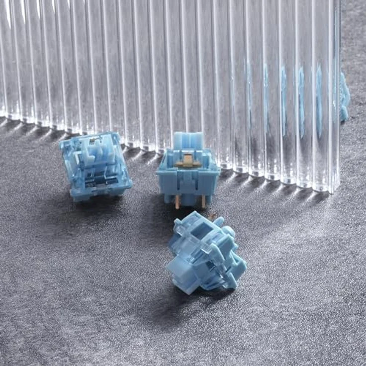 Akko AKKO V3 Pro Cream Blue Switches, mechanisch, 5-Pin, taktil, MX-Stem, 45g - 45 Stück – Bild 6