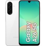 Samsung GALAXY A26 128GB 6GB 128GB WHITE, Smartphone mit 5G Unterstützung, Dual-SIM-Funktion und Android Betriebssystem