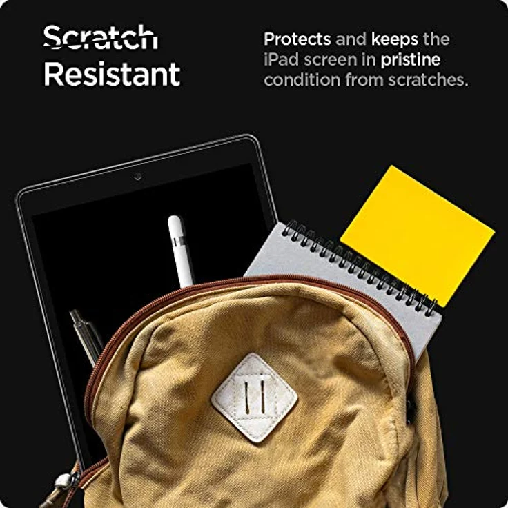 Spigen Glas.tR Slim Schutzfolie für iPad 9 2021, 10.2 Zoll, Kristallklar, Kratzfest, 9H Härte – Bild 3