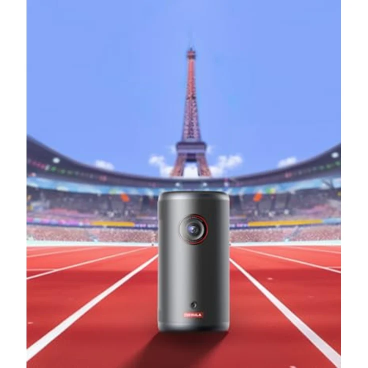 NEBULA Capsule3 Mini Beamer, Smart Projektor, 1080p, WLAN, 200 ANSI-Lumen, Tragbarer Beamer mit GTV, Netflix Vorinstalliert, Dolby Digital, 120-Zoll Bild, integrierter Akku, 2,5 Stunden Spielzeit – Bild 2
