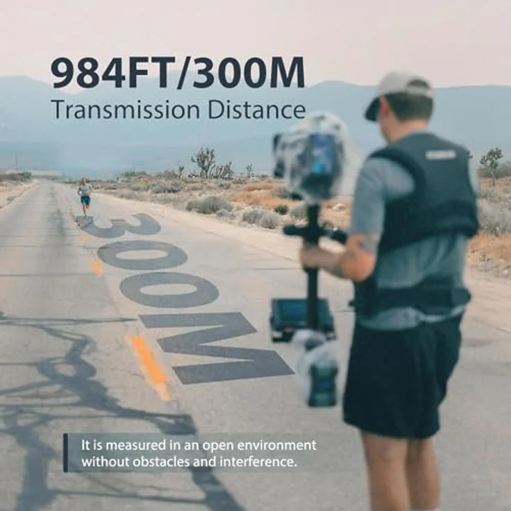 Boya Boyamic Wireless Mikrofon Set, 2,4 GHz Digitalfrequenzsystem mit 8 GB Speicher, bis zu 300 Meter Reichweite, 15 Stunden Akku, OLED-Display, schwarze Farbe – Bild 2