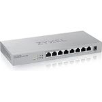 Zyxel 8-Port PoE 2.5G Multi-Gig Unmanaged Switch @ 100W mit 8 x PoE++(60W), 1 x 10G SFP+ |Desktop- oder Wandmontage [XMG-108HP]