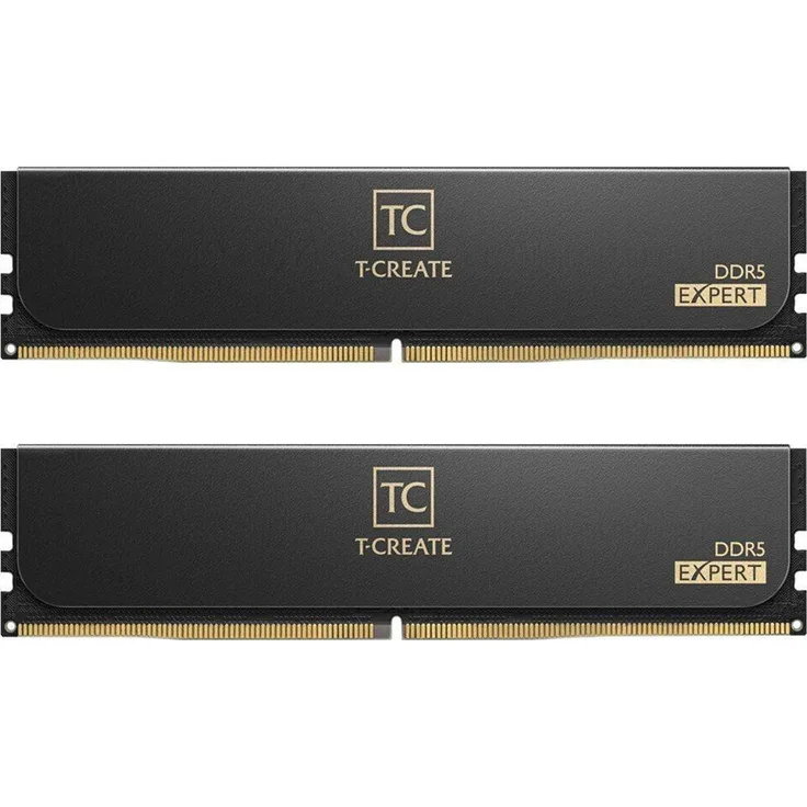 Team Group T-Create Expert CTCED548G6400HC32ADC01, DDR5-6400 48GB (2x24GB) CL32 Dual Channel RAM – Intel XMP – Schwarz