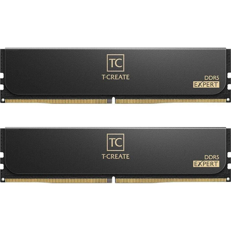 Team Group T-Create Expert CTCED548G6400HC32ADC01, DDR5-6400 48GB (2x24GB) CL32 Dual Channel RAM – Intel XMP – Schwarz