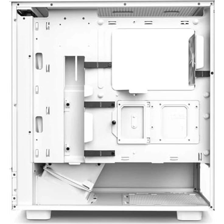 NZXT H5 Flow (ATX, Mini ITX, mATX, E-ATX), PC Gehäuse, Weiss – Bild 3