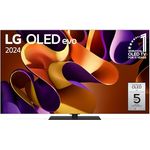 LG OLED55G49LS TV 55" (139 cm) OLED evo Fernseher (α11 4K AI-Prozessor, Dolby Vision, bis zu 120Hz) [Modelljahr 2024], Schwarz