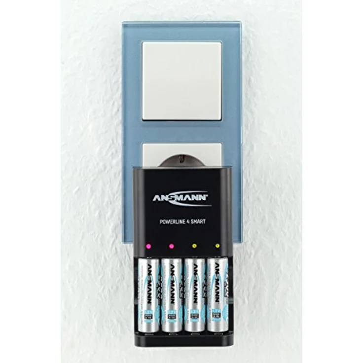 ANSMANN Akku Ladegerät für 1 bis 4 NiMH AA-AAA Akkus – incl. 4x AA 2100mAh – Bild 6