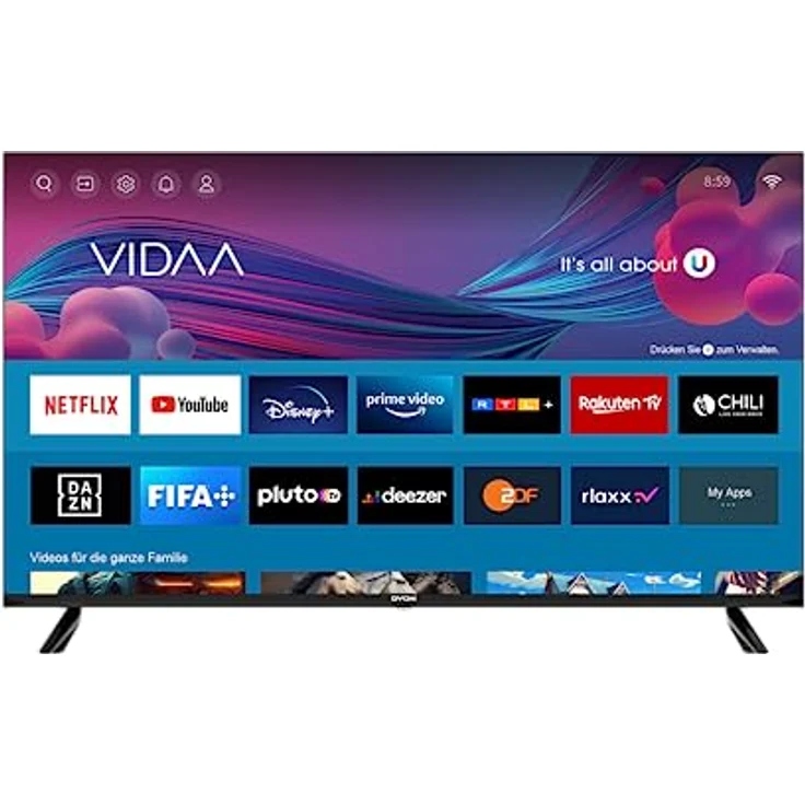 DYON Movie Smart 40 VX-2 100 cm (40 Zoll) Full-HD Smart TV, App Store, Prime Video, Netflix, YouTube, DAZN, Disney+ [Mod. 2023] – Bild 2