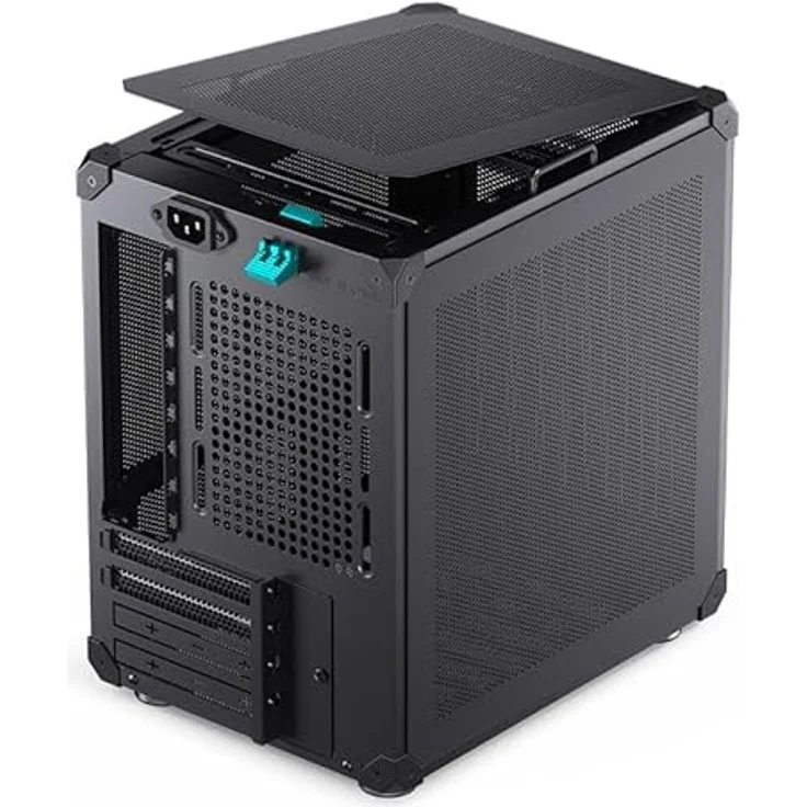 Jonsbo C6-ITX PC Gehäuse, Mini-ITX - schwarz, bis zu 3 Lüfter, Platz für 2 Laufwerke – Bild 9
