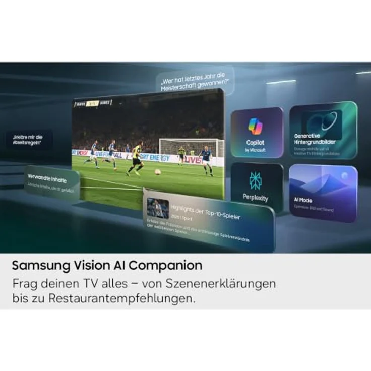 Samsung QE55QN80H, 55 Zoll Neo QLED 4K Smart-TV mit Motion Xcelerator, WLAN, Schwarz – Bild 8