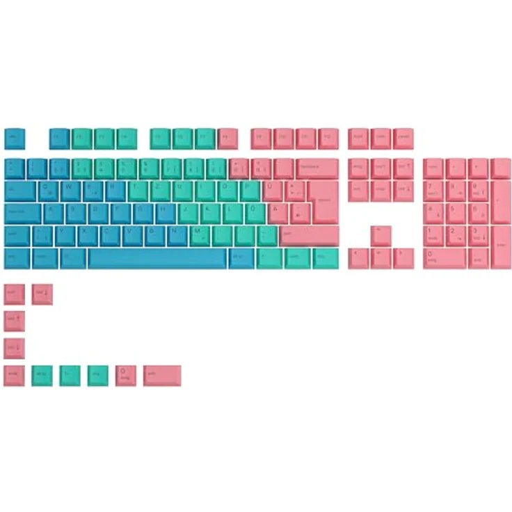 Glorious PC Gaming Race GPBT ISO DE-Layout Tastenkappen für Mechanische Tastatur, aus Ultra-Haltbarem PBT-Kunststoff – Bild 2